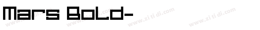 Mars Bold字体转换 Mars Bold字体转换
